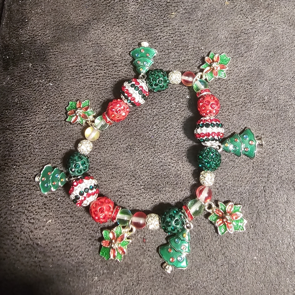 Christmas charm bracelet